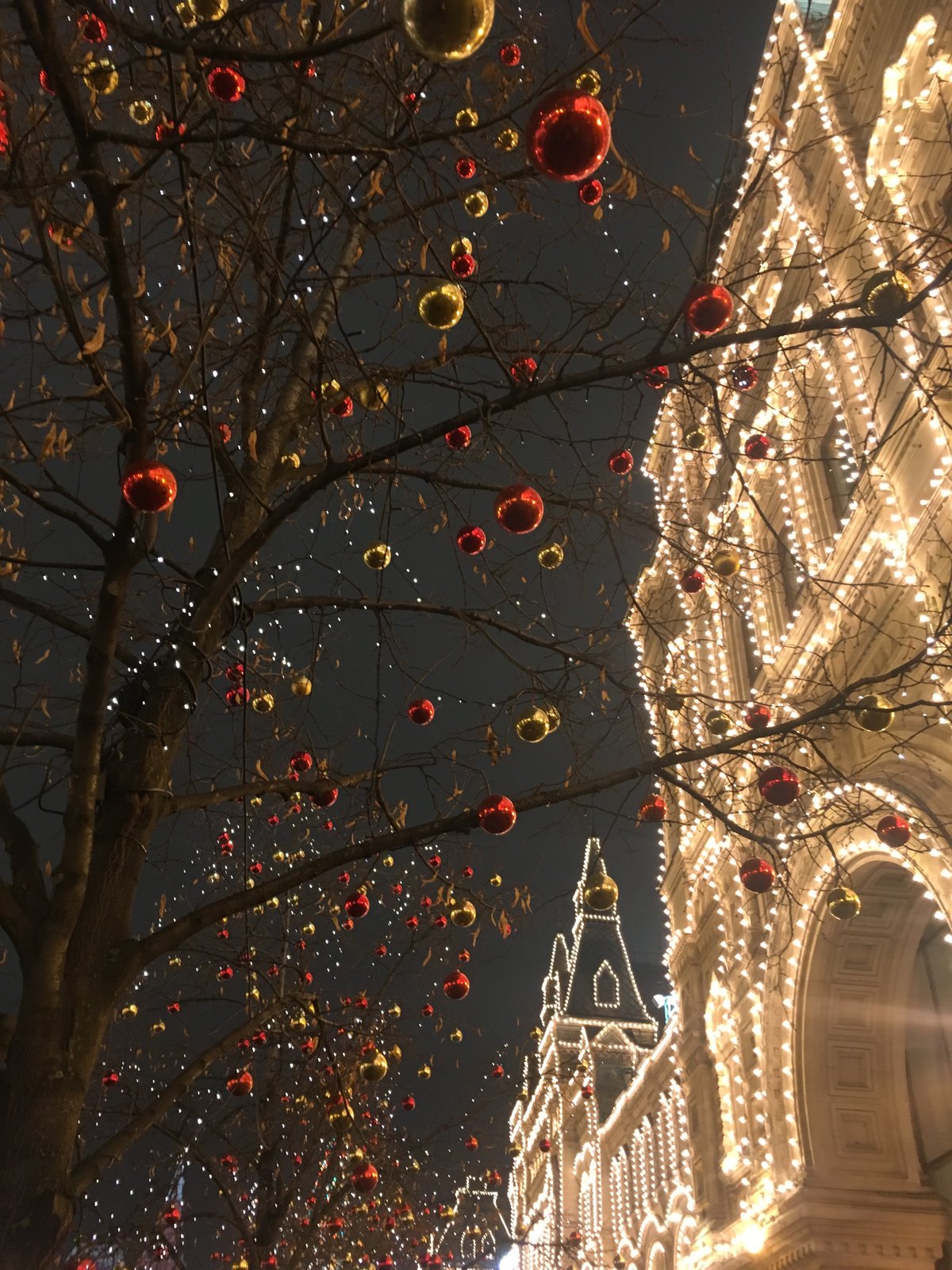 новогодняя москва фото