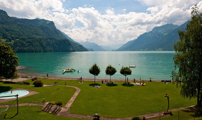 Швейцария. Бриенцское озеро.