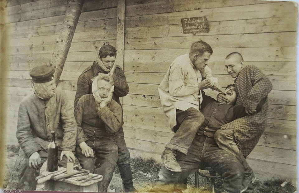 полевая стоматология германия 1914 г фото