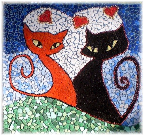 мозаика из яичной скорлупы фото