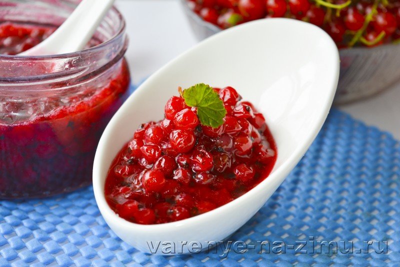 джем из красной смородины фото