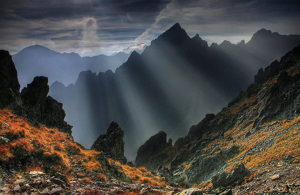 горный пейзаж фото