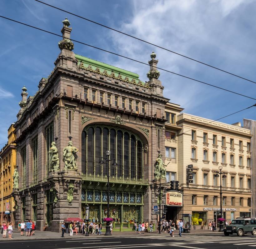 дом торгового товарищества братья елисеевы в санкт-петербурге фото