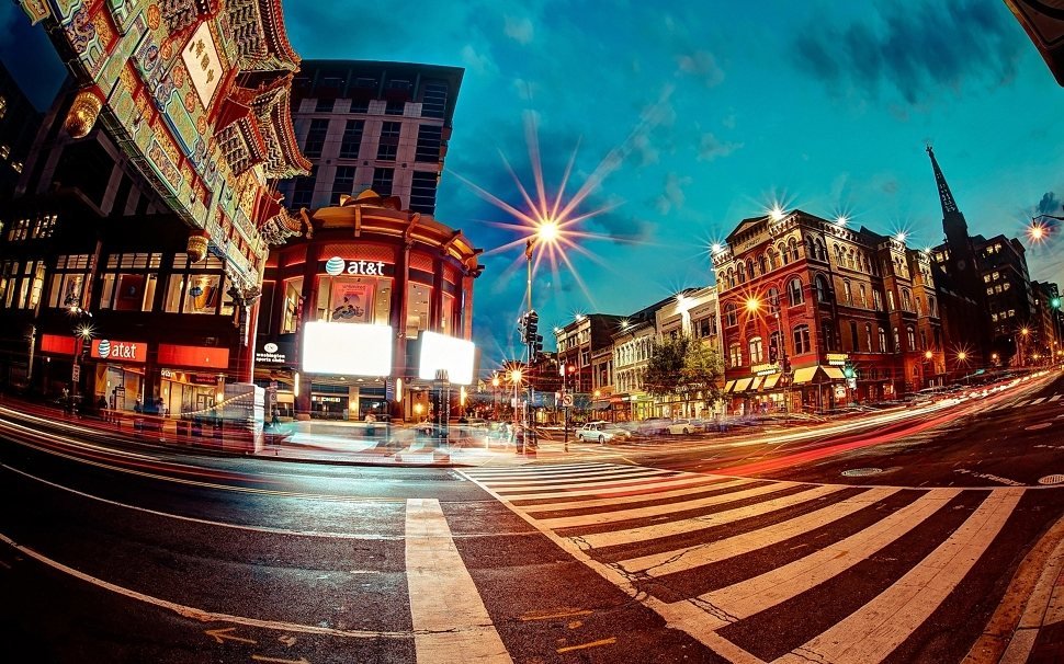 hdri 360 night city фото