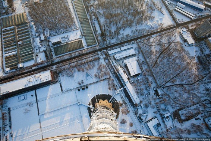 останкинская башня вид сверху фото