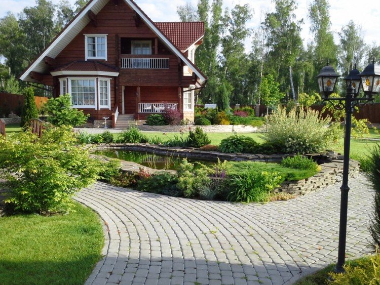 дизайн загородного участка фото
