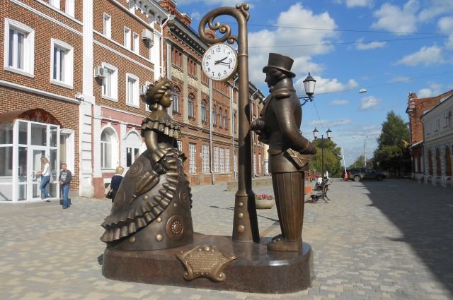 скульптура дымковской игрушки в кирове фото