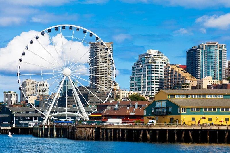 seattle great wheel сиэтл фото