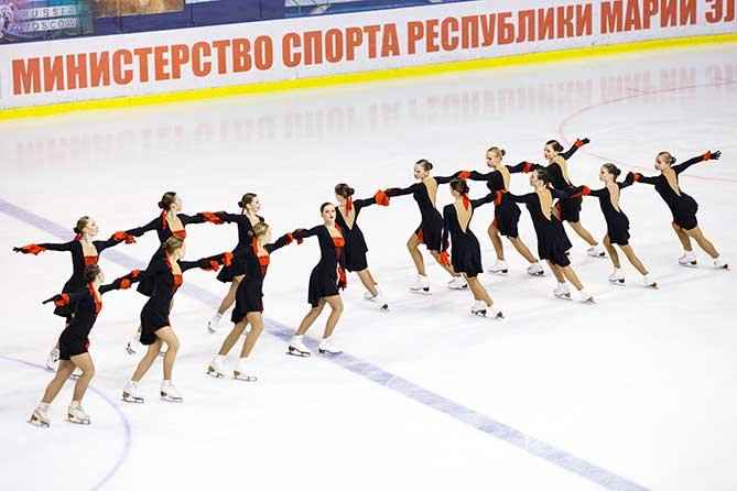 групповое синхронное катание фигурное катание фото