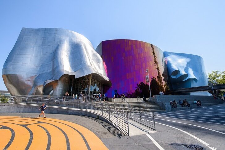 emp музей (арх. фрэнк гери, сиэтл, вашингтон фото