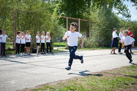 Фото 22. Соревнования по бегу в 1-х классах. Внеурочная деятельность