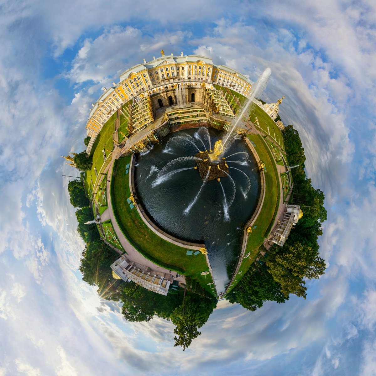 панорама 360 в фотошопе фото