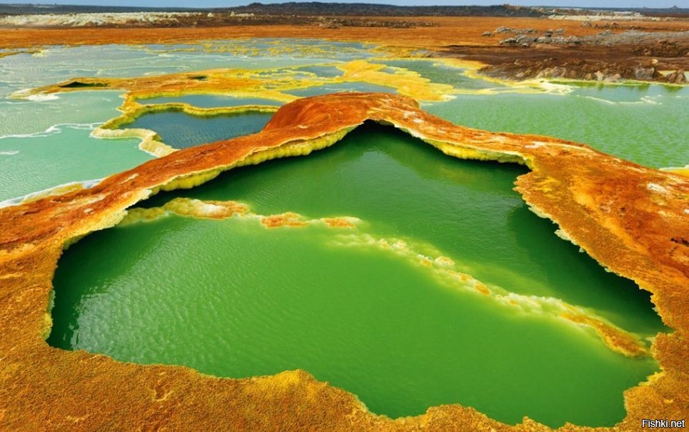 пустыня данакиль и вулкан даллол фото