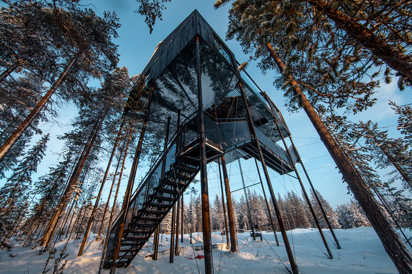 гостиница на дереве, швеция (treehotel) фото