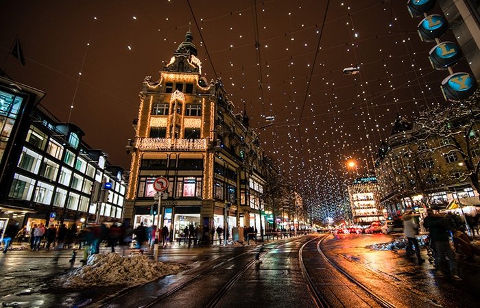 цюрих bahnhofstrasse фото