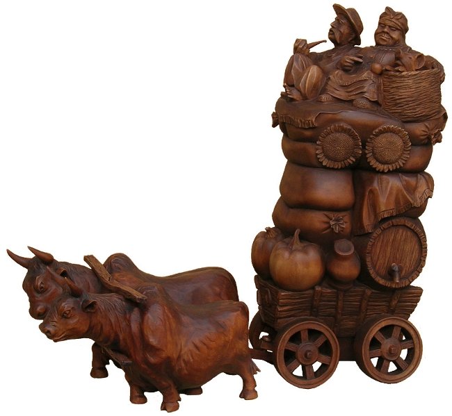 деревянные фигуры фото