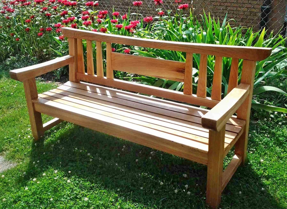 скамейка wood bench фото