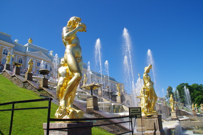 фонтаны в петергофе фото