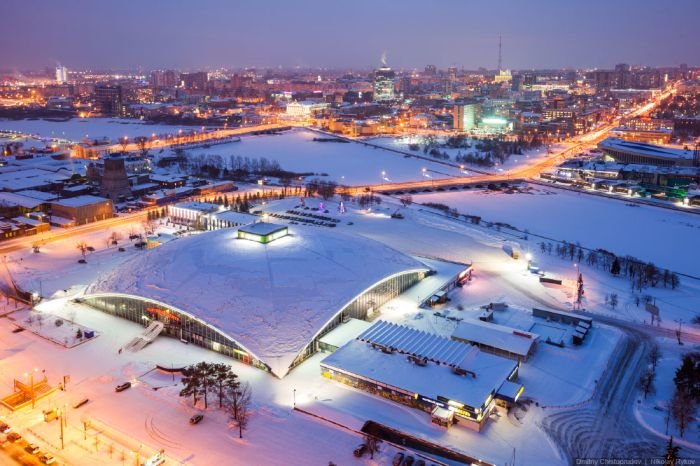 челябинск зима центр фото