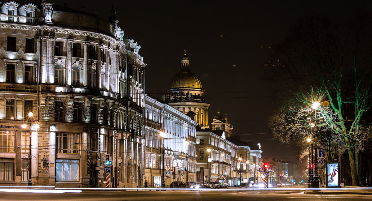 санкт петербург ночной фото