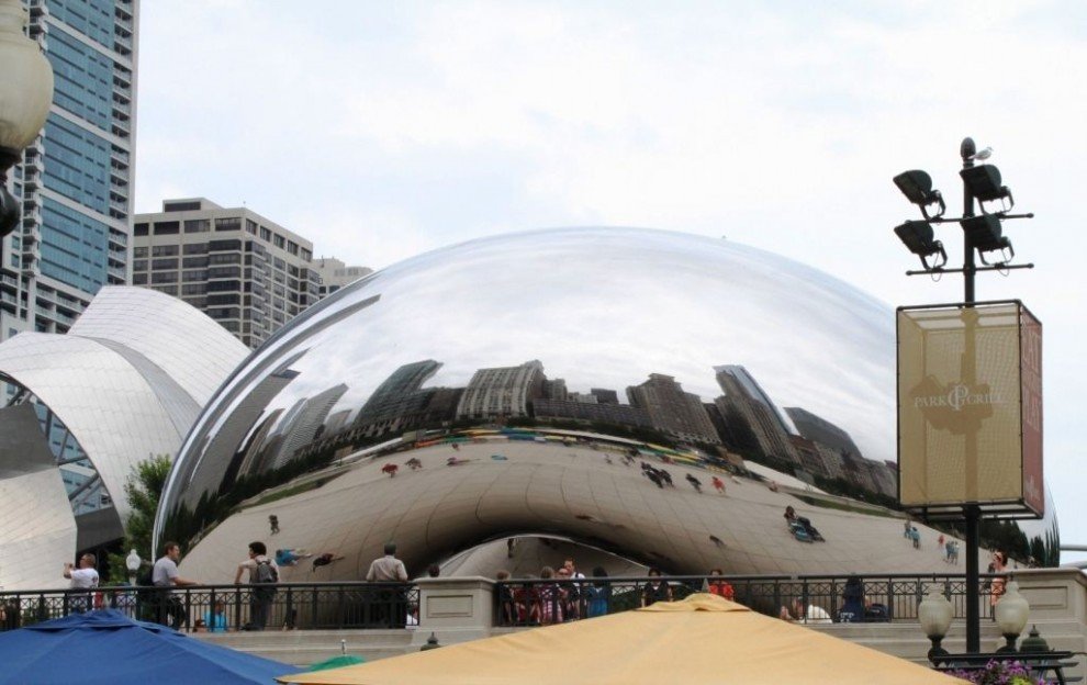 millennium park в чикаго фото