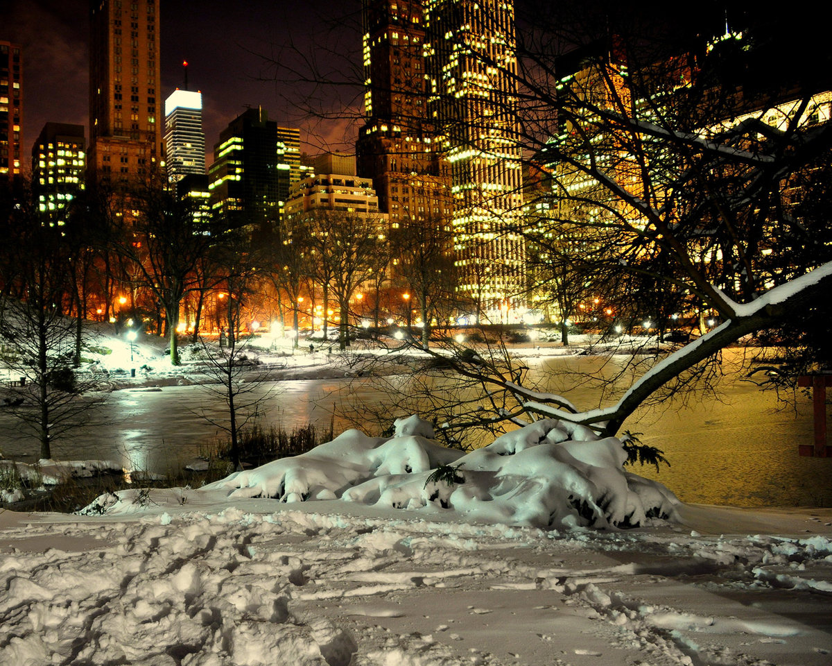 Нью-йорк картинки зима