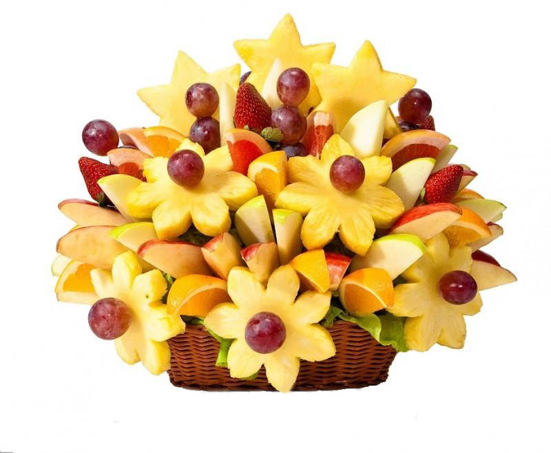 Картинки по запросу букет из фруктов и ягод