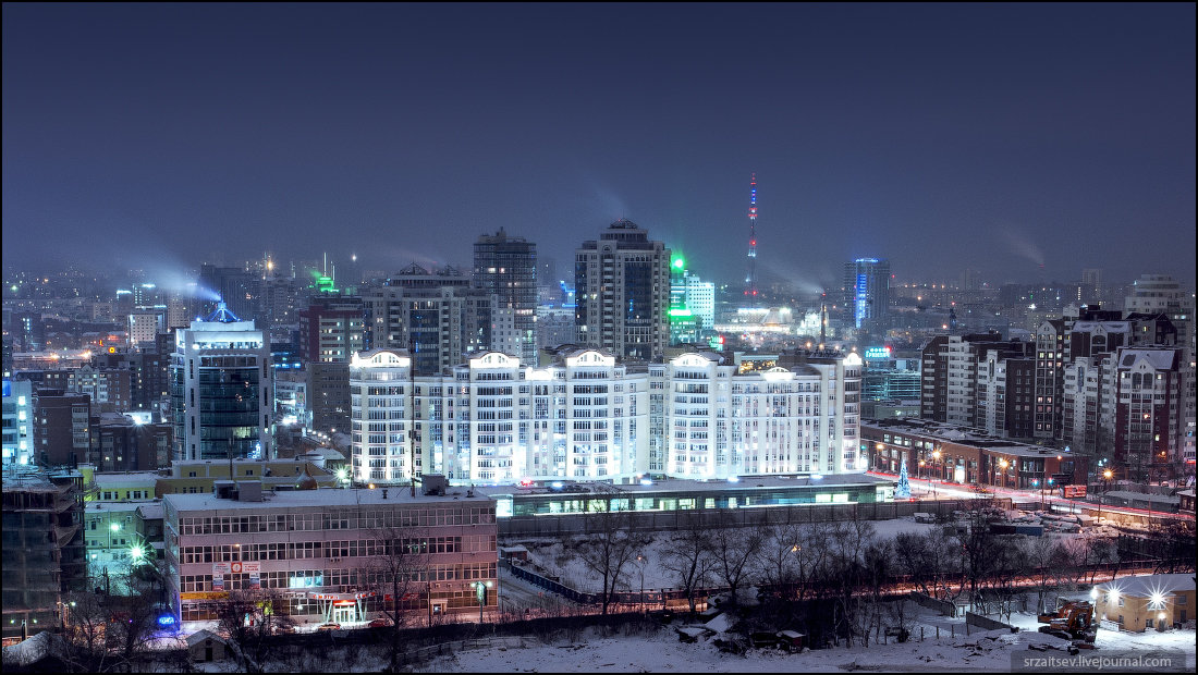 ночной екатеринбург фото