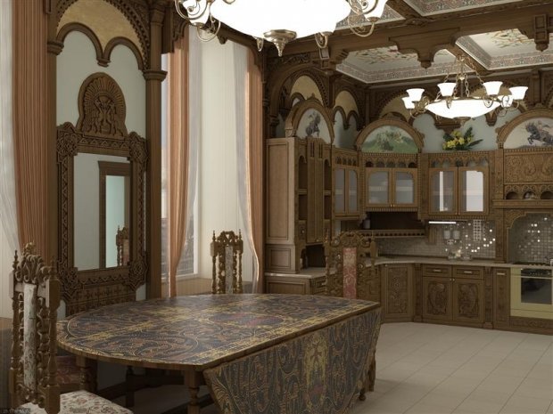 кухня в арабском стиле фото