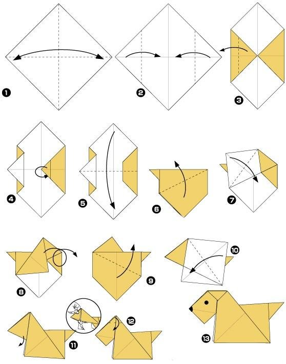 Поделки оригами пошаговая инструкция