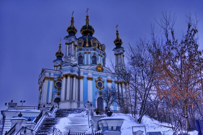 киев андреевская церковь фото