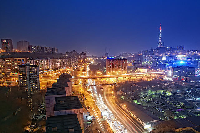 владивосток ночной фото