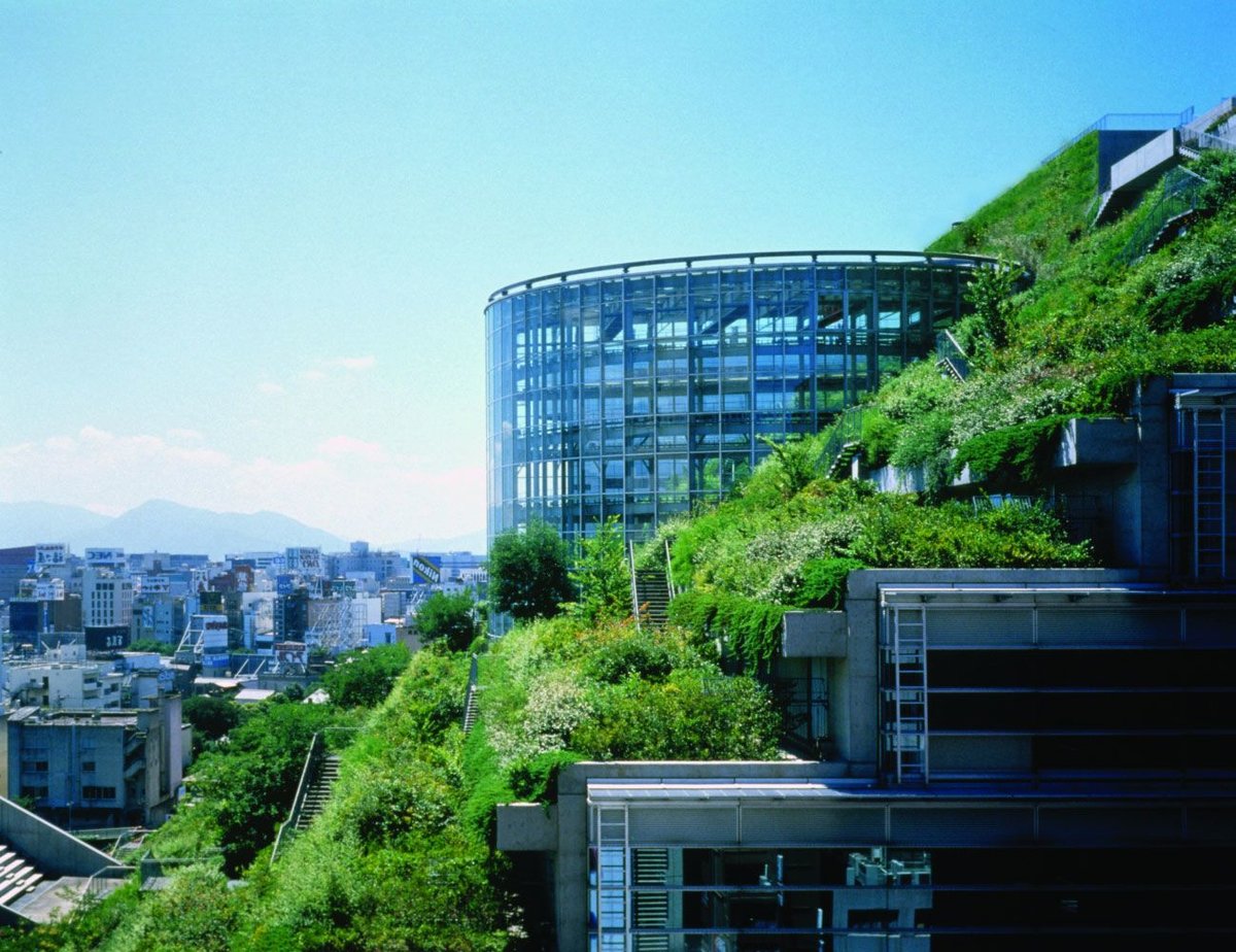 fukuoka prefectural international hall, япония фото