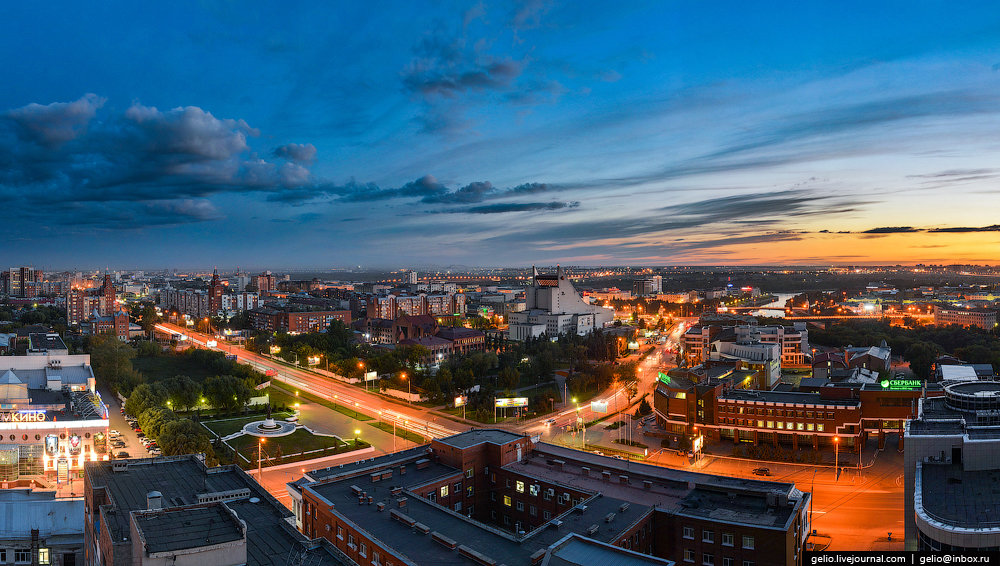 омск панорама фото