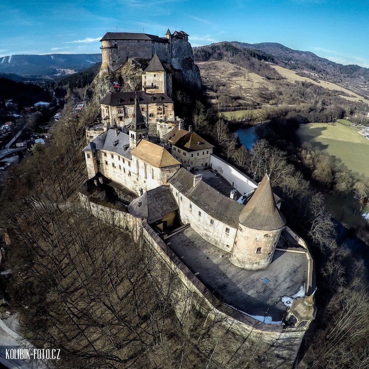 оравский град словакия фото