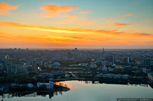 екатеринбург с высоты птичьего полета фото