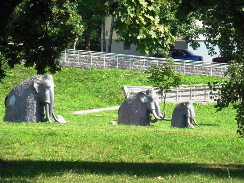 скульптура мамонта в минск фото