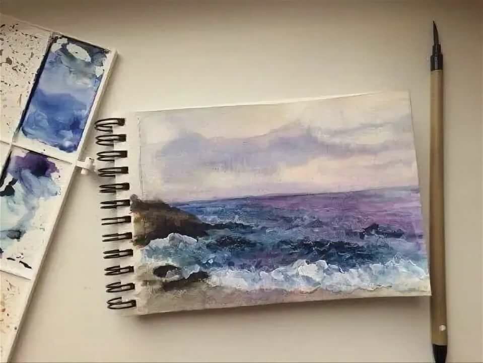 идеи для рисунка акварелью фото