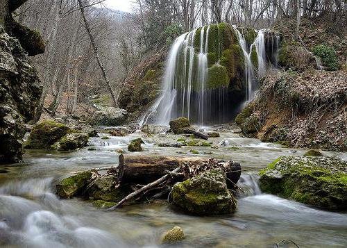 водопад серебряные струи фото
