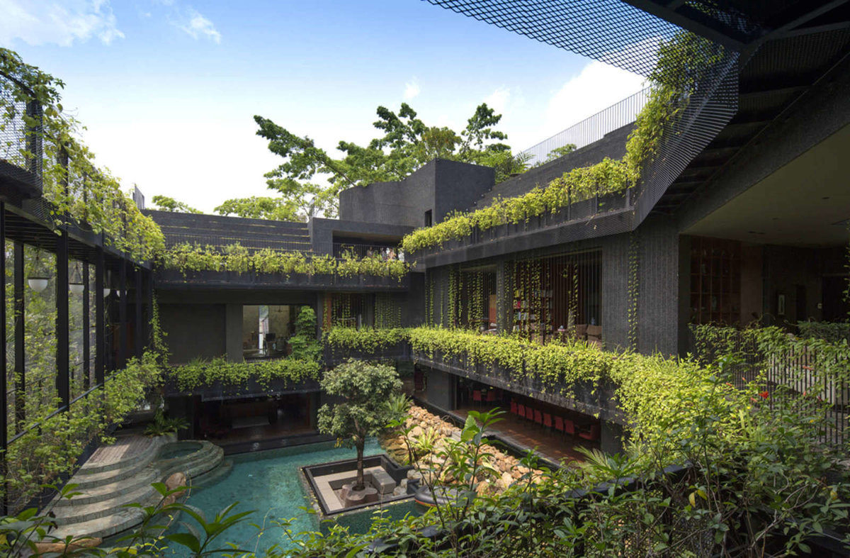 meera sky garden house, сингапур фото