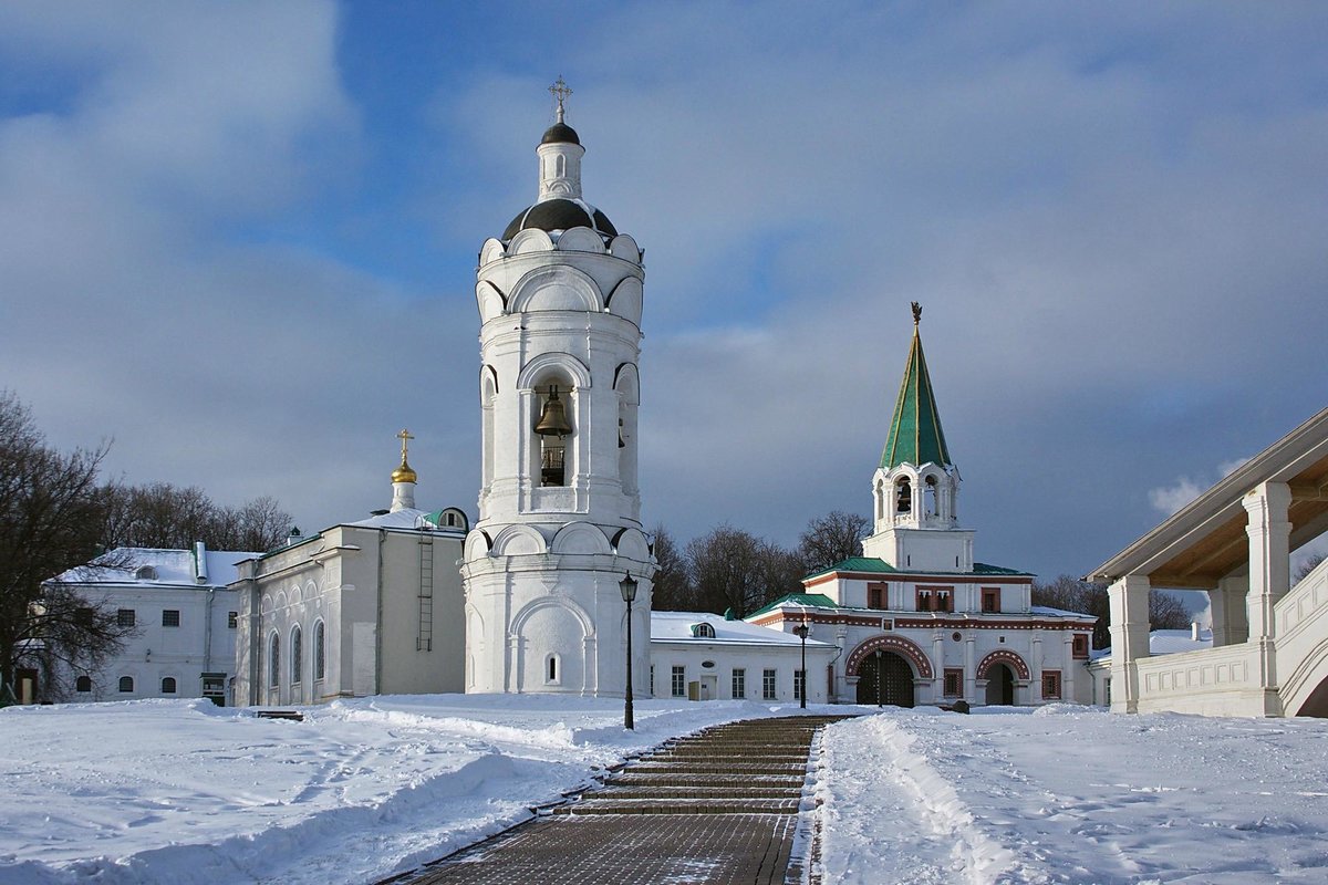 усадьба коломенское фото зимой фото