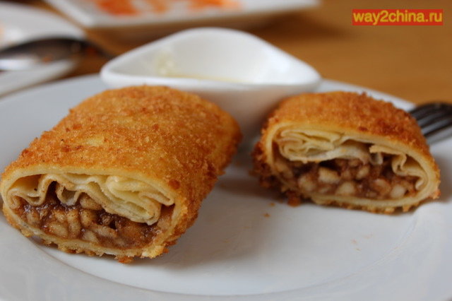 блины с начинкой фото