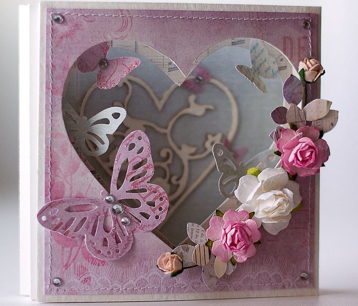 Красивая форма открытки своими руками