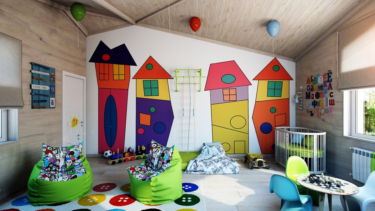 интерьер детского дома