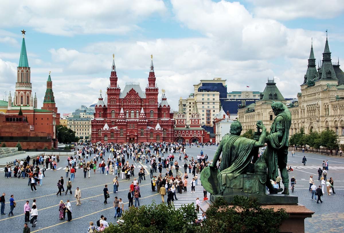 красная площадь в москве фото