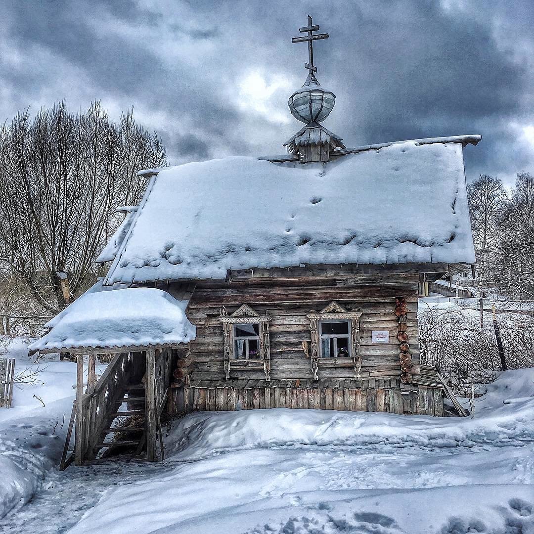 пейзаж зима фото