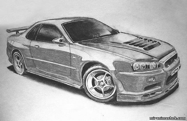 Рисунки русских автомобилей