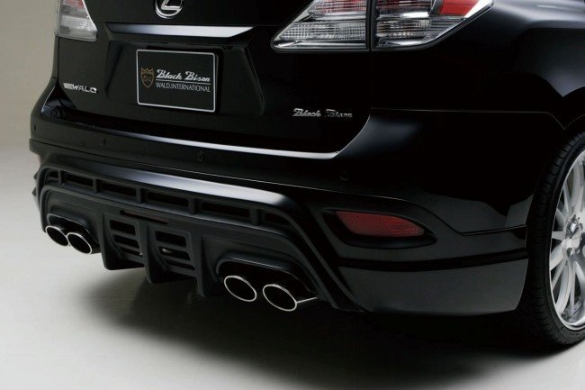 аэродинамический обвес lexus rx блэк фото