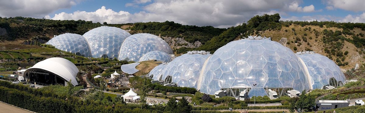 ботанический сад эдем в корнуолле великобритания фото