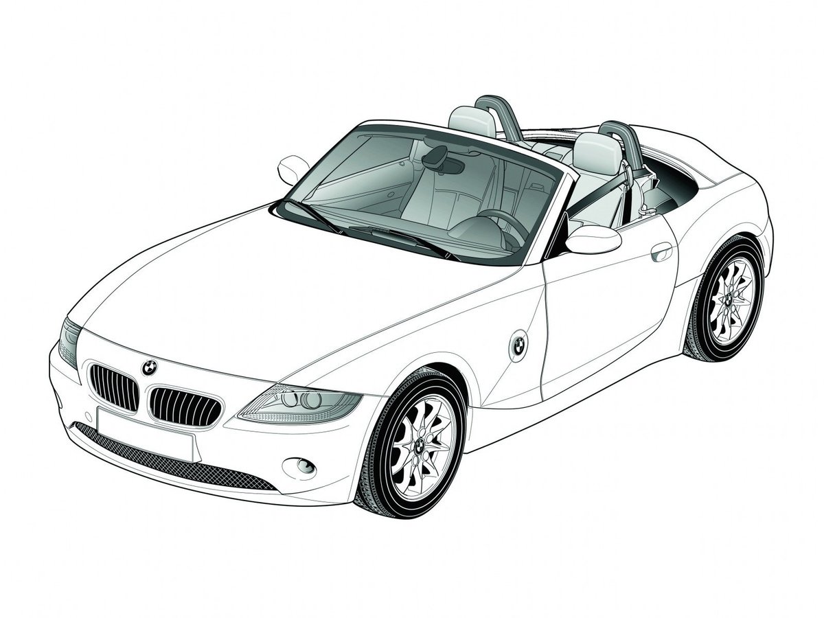 Как рисуется bmw